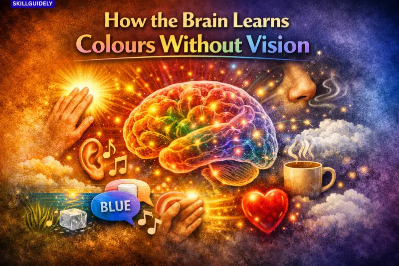 how the brain learns colours without vision