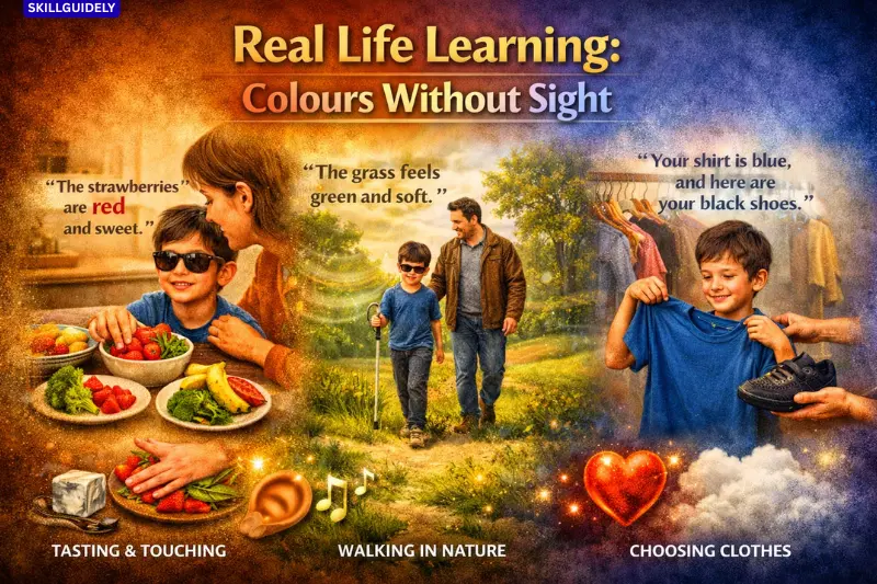 real life learning colours without sight