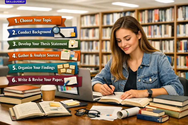 step by step process of academic research