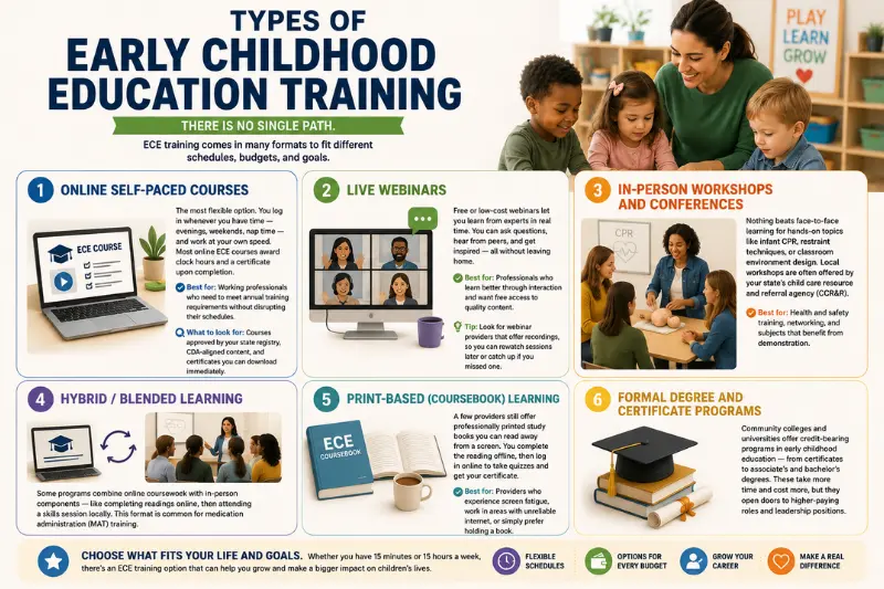 types of early childhood education training