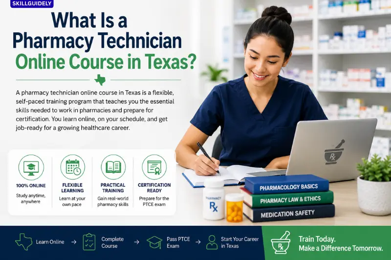 what is pharmacy technician online course in texas