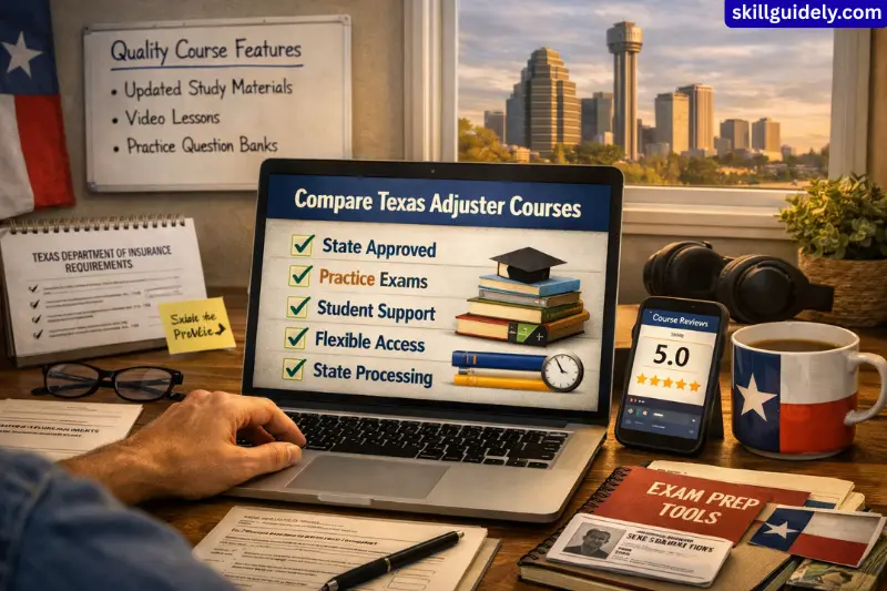 what makes a good texas insurance adjuster license online course