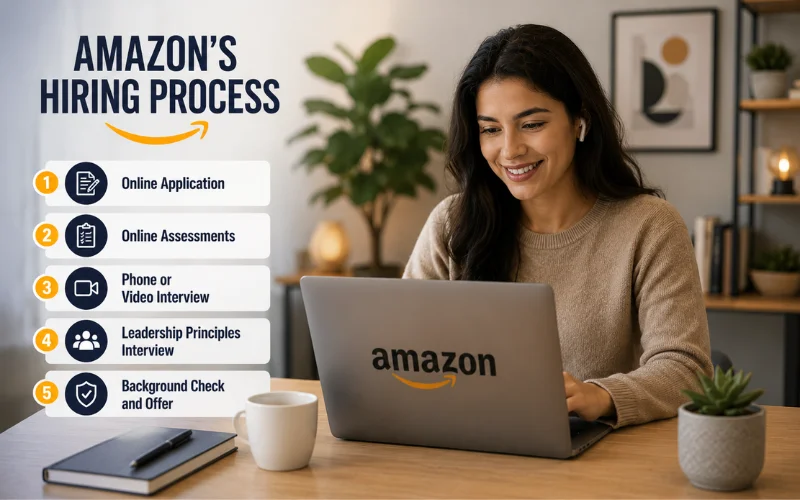 amazon's hiring process for remote jobs