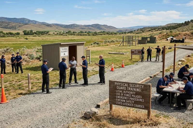 physical security guard training (state-licensed courses)