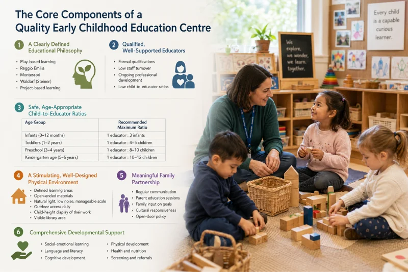 the core components of a quality early childhood education centre