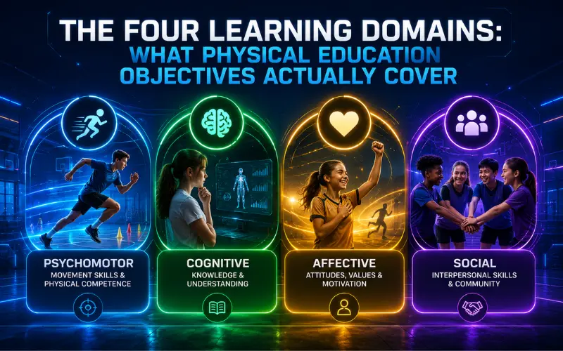 the four learning domains what physical education objectives actually cover
