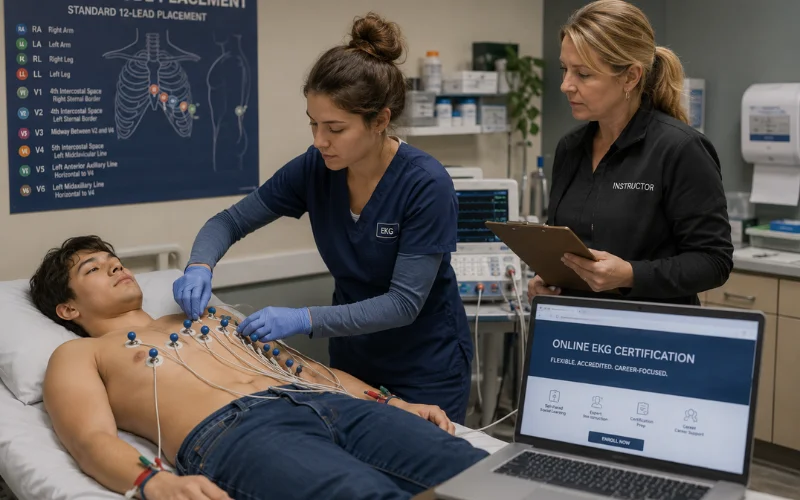 the part most online eKG certification programs don't explain clearly the 10 live eKGs