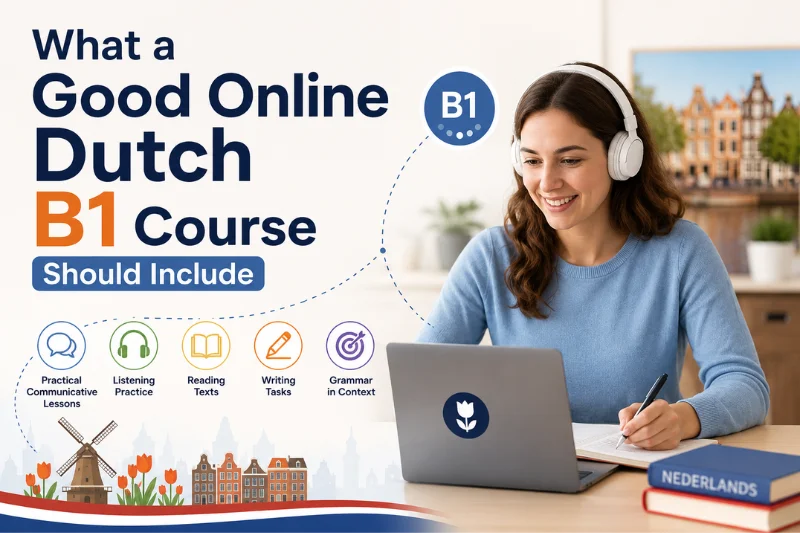 what a good online dutch b1 course should include